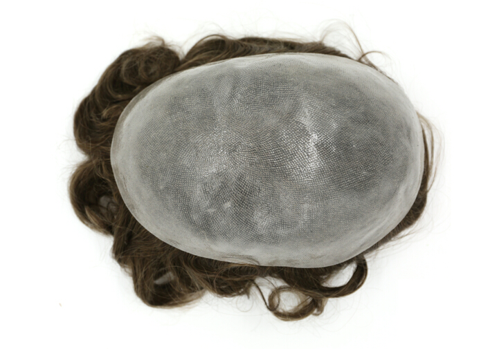 Swiss lace toupe in stock 100 human hair YL023